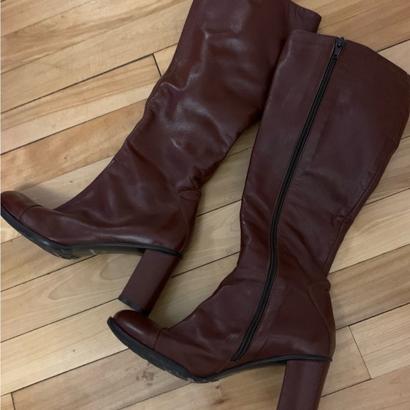 Monica Lucci leather boots - Picture 1 of 4